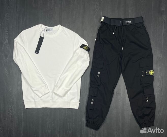 Костюм свитшот и джогеры Stone Island