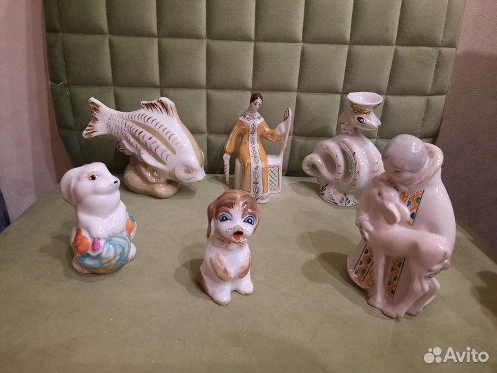 Фарфор СССР статуэтки Дулево Вербилки Бронницы