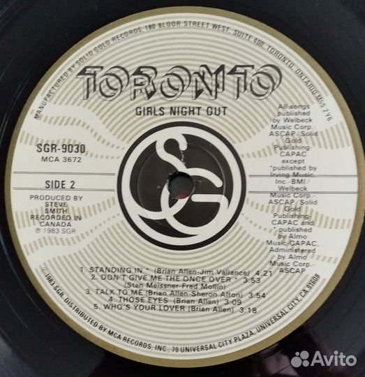 Jenifer Ruch,Pat Benatar,Toronto