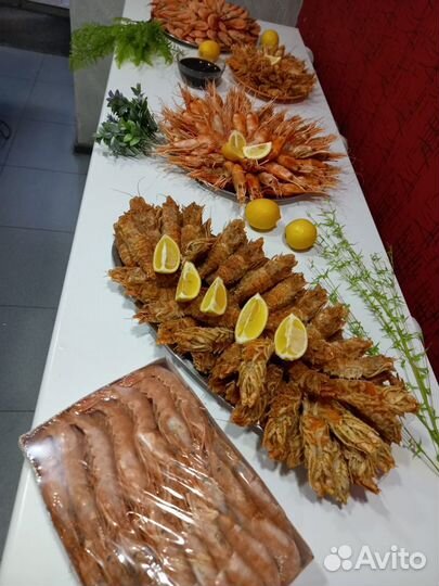 Креветки в ассортименте