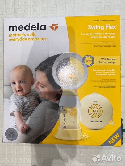 Молокоотсос Medela Swing Flex +smart соска