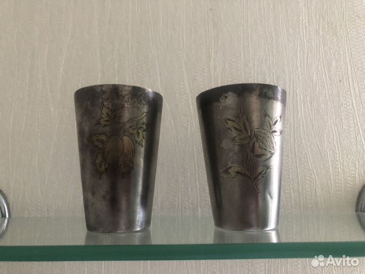 Мельхиоровые стопки