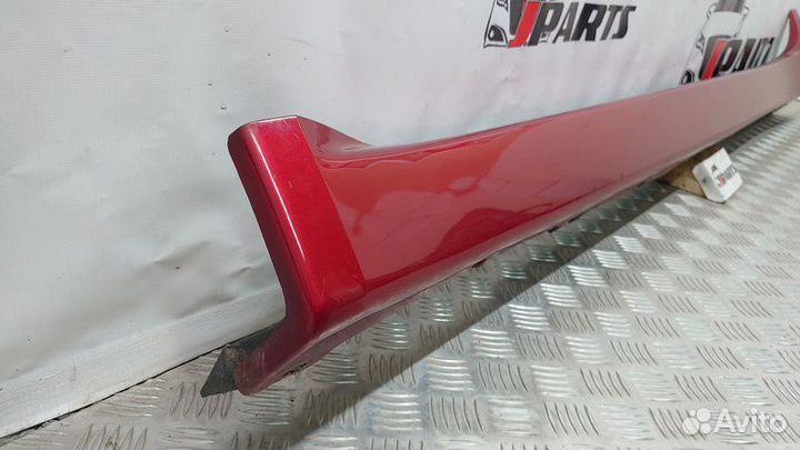 Накладка на порог (наружная) Mitsubishi Lancer Evo