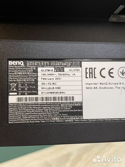 Монитор benq 27