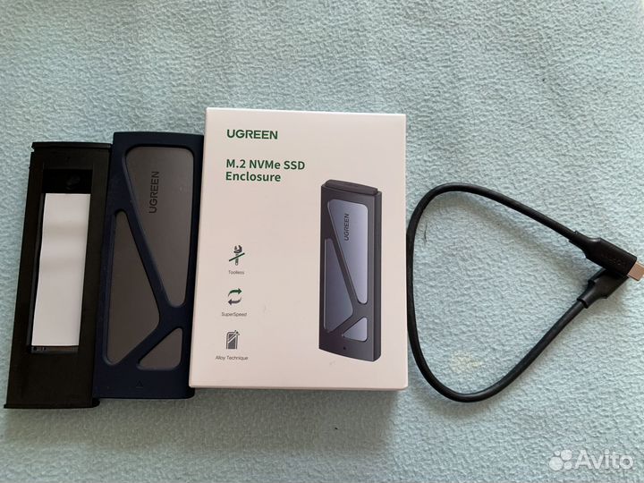 Адаптер для SSD nvme m.2 UGreen 10Gbps