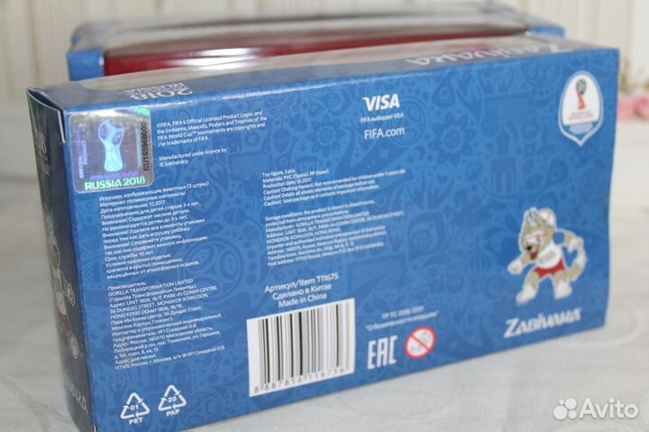 Фигурки в подарочной коробке 2018 fifa World Cup