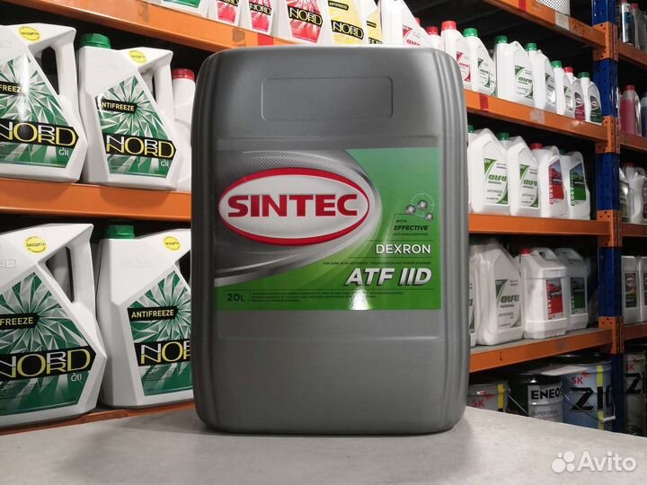 Масло трансмиссионное Sintec ATF Dexron II 20л