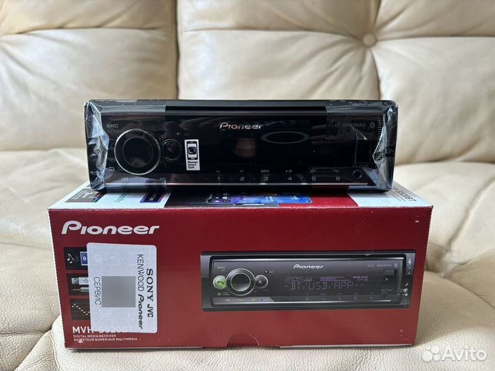 Процессорная магнитола 1DIN Pioneer MVH-S520BT