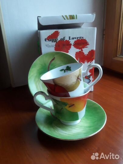 Чашки влюбленных-фарфор