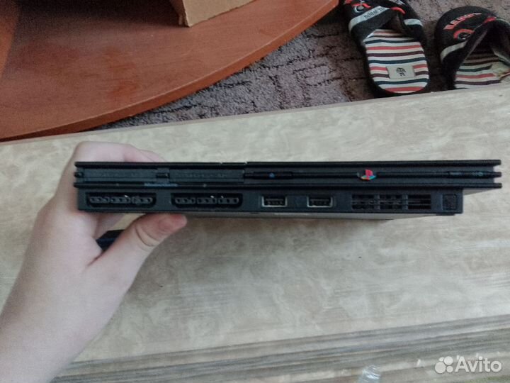 Sony PS2 + руль с педалями + 11 игр + 2 джойстика