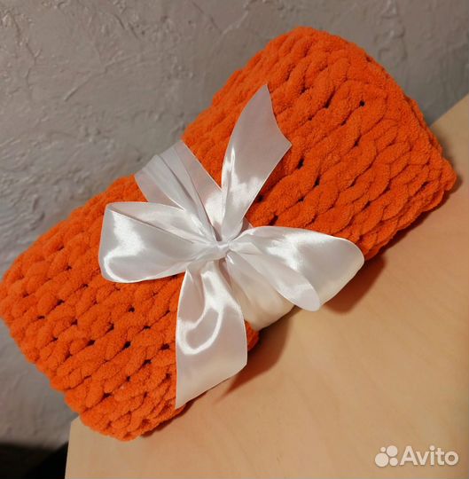 Плед из Ализе пуффи