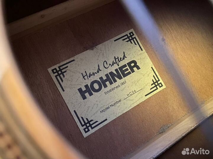 Акустическая гитара hohner hc-06