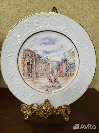 Коллекционная французская тарелка