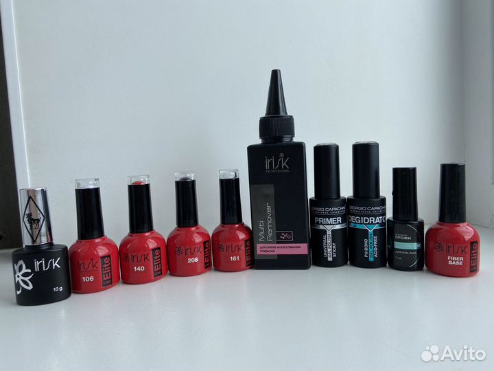 Все для маникюра набор (гель-лак, наклейки)