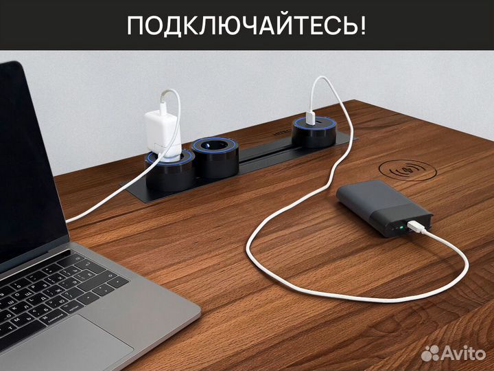 Стол для компьютера в лофт-стиле