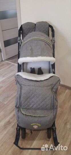 Детские санки коляска ника