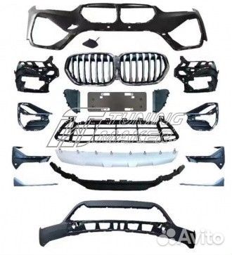 Рестайлинг передний бампер F48 19+ для BMW X1