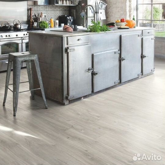 Пвх-плитка Quick-Step Livyn Дуб каньон серый