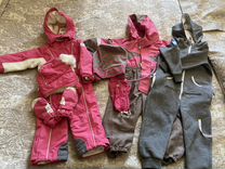 Комбинезоны, пальто, шапочки на девочку 2-3 лет