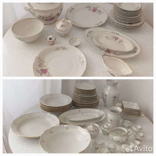 Столовые сервизы новые СССР Конец 80х г