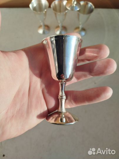 Рюмки по серебрение