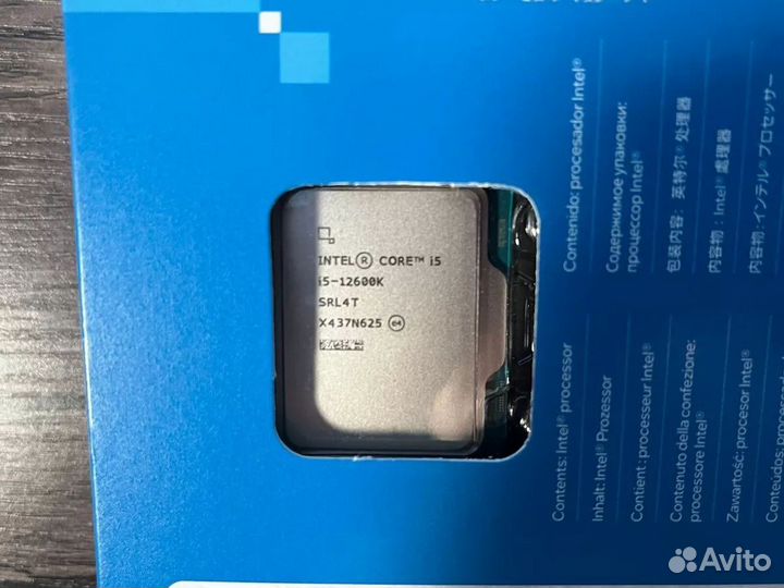 Процессор intel core i5 12600kf