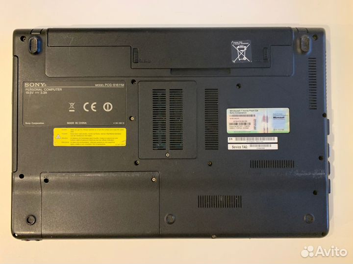 Ноутбук Sony vaio PCG-61211M