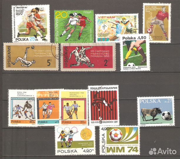 Марки. Футбол