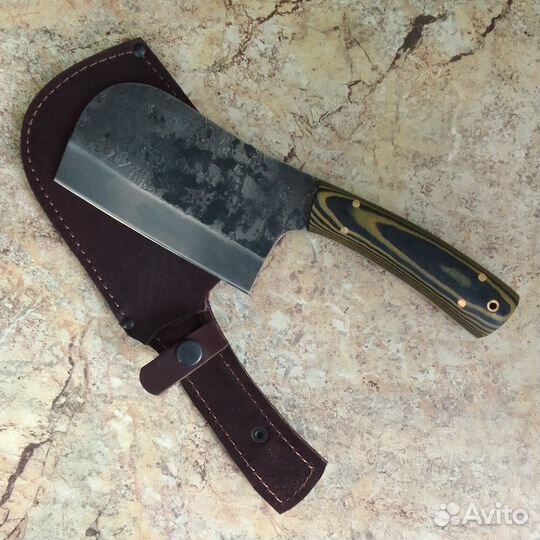 Тяпка-1 кованая фултанг х12мф микарта (под заказ)