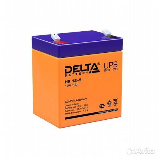 Аккумулятор delta HR 12-5