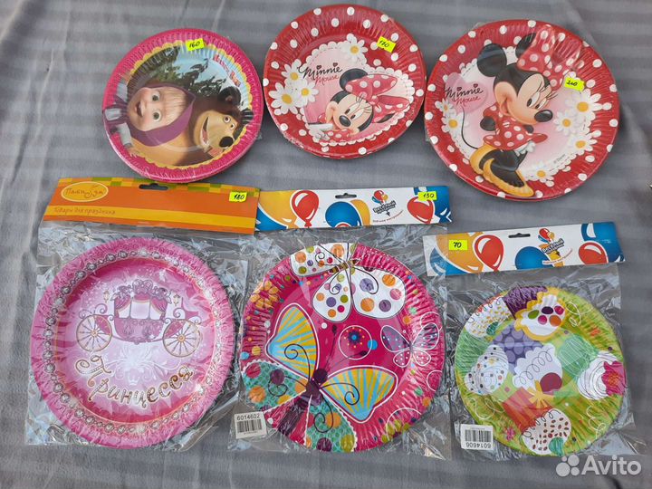 Тарелки детские для праздника
