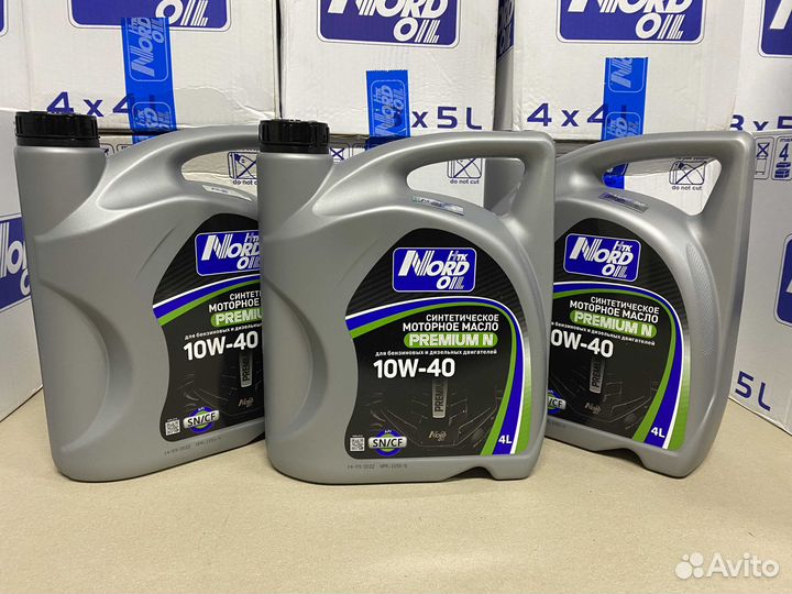 Масло моторное Premium N CF/SN A/3B4 10W-40 5Л