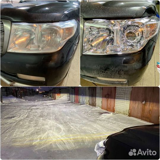 Установка bi-LED модулей, замена линз, стекол