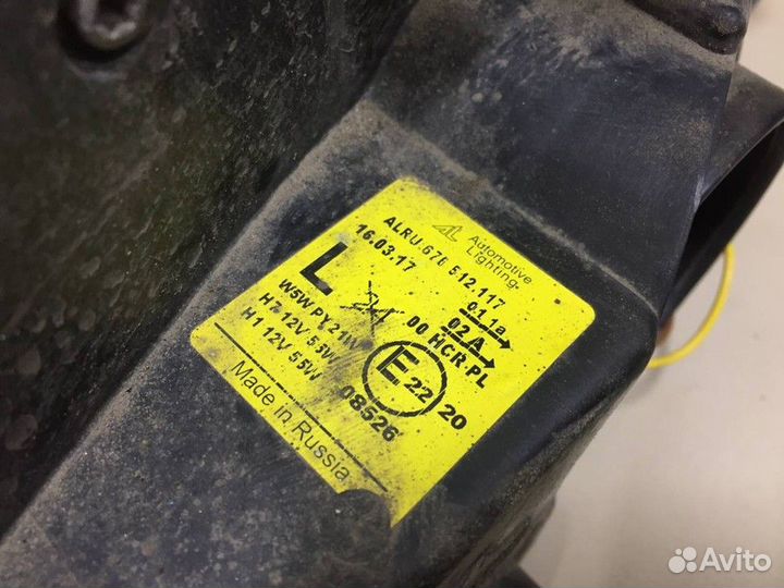 Фара передняя левая Chevrolet Niva