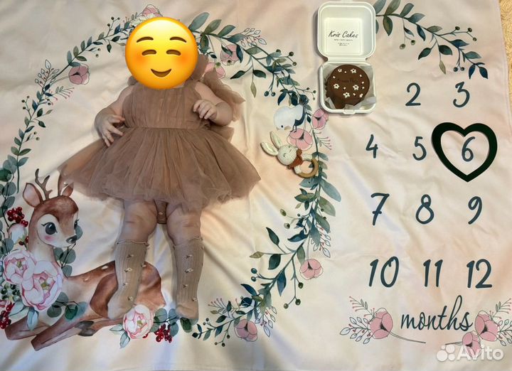 Платье-боди детское 74