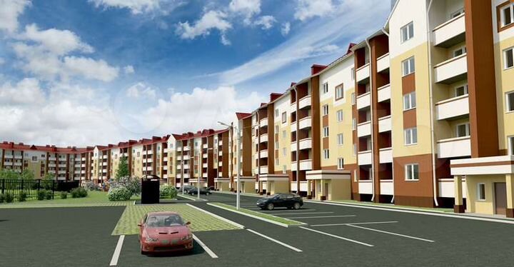 1-к. квартира, 38,4 м², 1/5 эт.