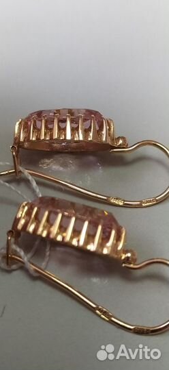 Золотые серьги СССР