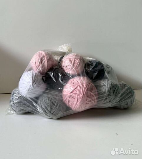 Трикотажная пряжа остатки. Набор №23