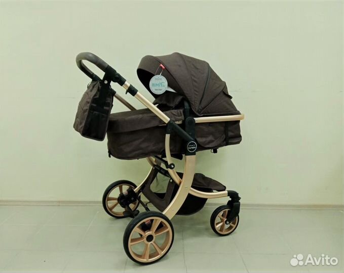 Коляска-трансформер Aimile Gold. Chocolate. /Новая