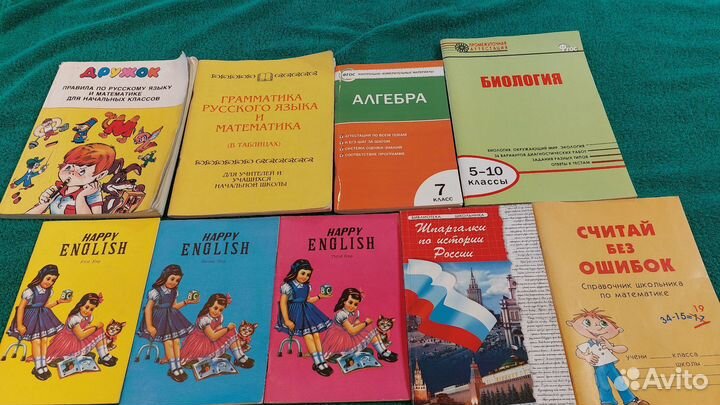Учебники и памятки для школьника