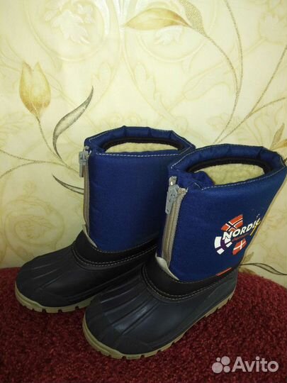 Сапожки осень, зима, для мальчика 27-28 размера