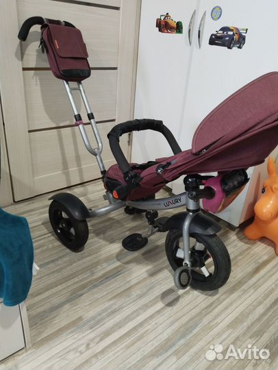 Велосипед трёхколёсный коляска