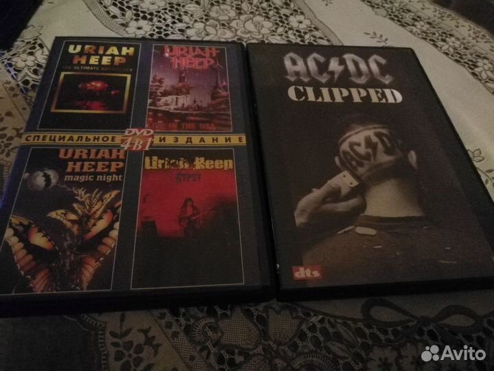 AC/DC, elton john, deep purple, supermax на DVD