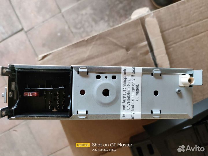 Магнитола Шкода в комплекте с рамкой и ящичком