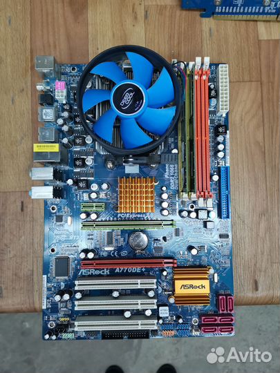 Материнка+процессор+память