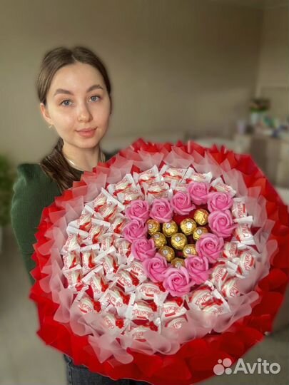 Вкусные, съедобные букеты для дам