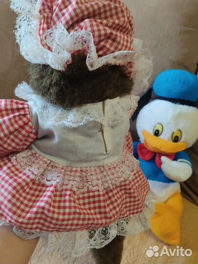 Мягкая игрушка Дональд Дак и обезьянка