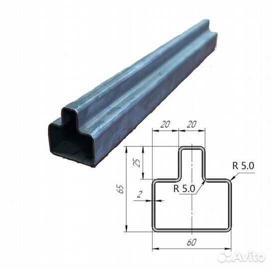 Откатные ворота 4х2 