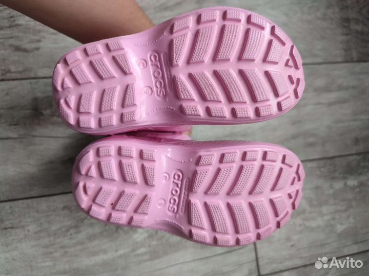 Резиновые сапоги crocs c9