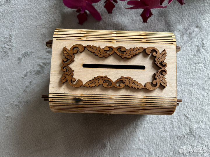 Копилка деревянная 